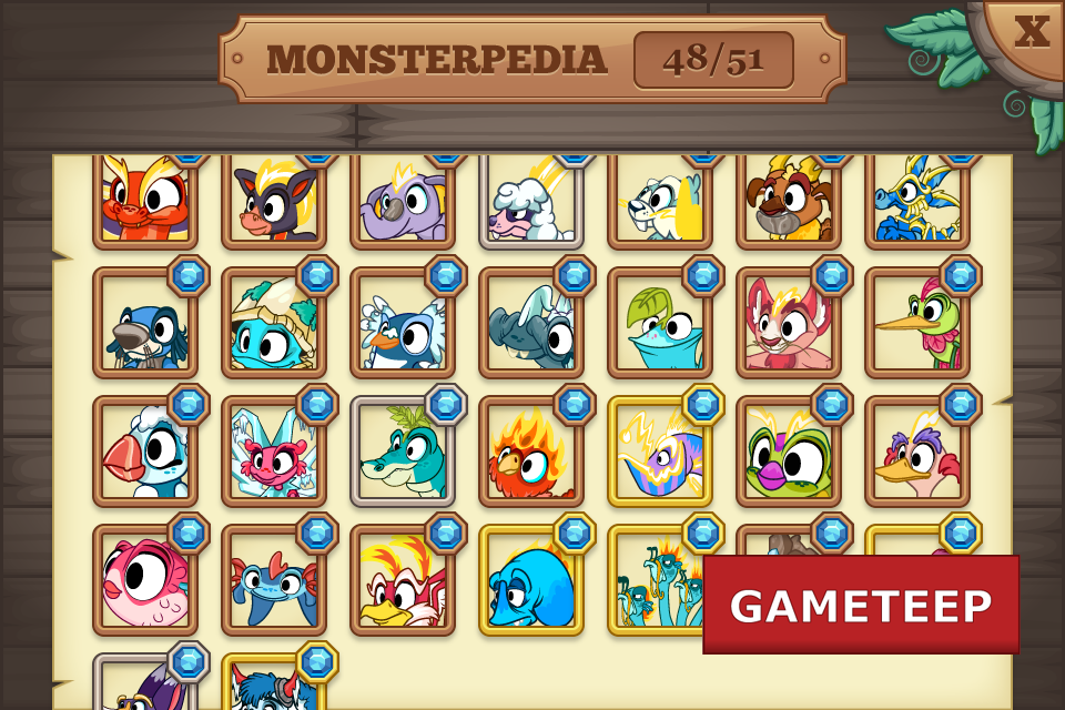 Tiny Monsters Result Chart